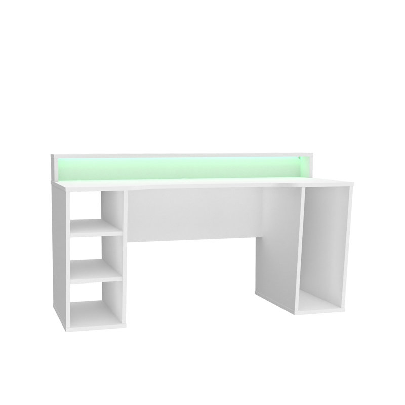 Bottorff Computer Desk, White Matt