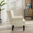 28.98" W Upholstered Wingback Channel Tufted Rolled Arm Accent Armchair-818735921