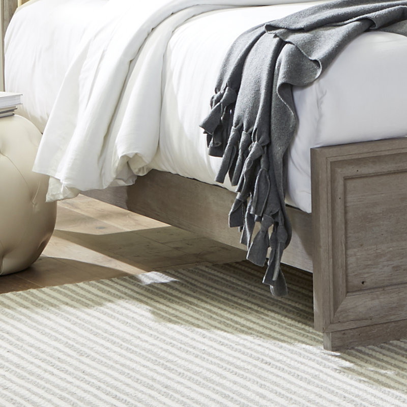 Hayle Low Profile Standard Bed w/ LED Lighting, King