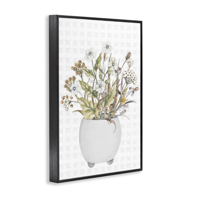 Fleurs givrées encadrées par Janice Gaynor