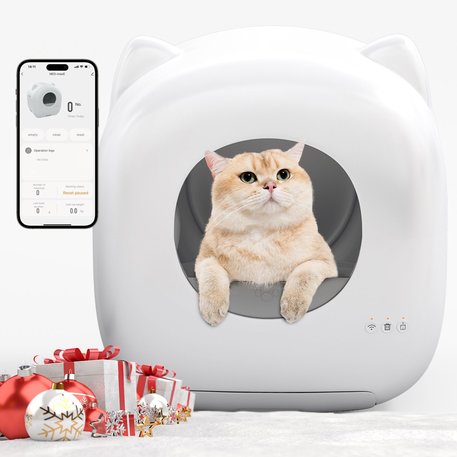 Litière Autonettoyante – Bac à Litière Automatique De 100 L Pour