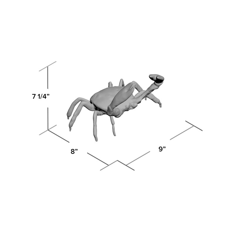 Grand figurine crabe