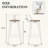 Swivel Metal Counter And Bar Stools-80046745-80046747