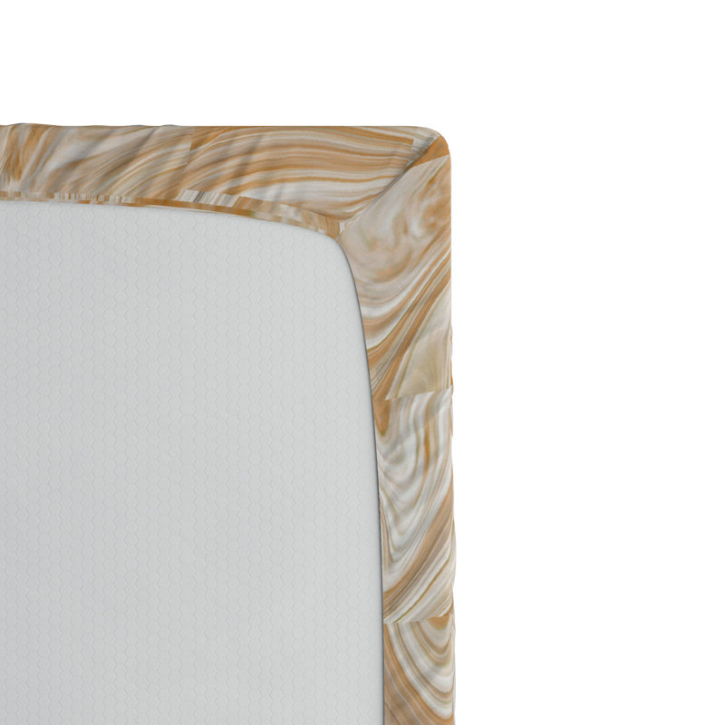 Microfiber Abstract Fitted Sheet, Queen Fitted Sheet