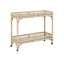 Olisa Metal Bar Cart with Wheels