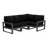 Patio 4-Piece Deep Seating Set With Frame