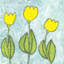 «I See Yellow», reproduction sur toile tendue-20621854