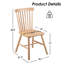 Chaise en bois massif Chesley-778322660