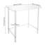 Bureau d'ordinateur 31,5 "en acrylique transparent pour petits espaces