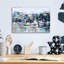 «Watercolor Bay 1» par Emma Scarvey, art mural en verre acrylique