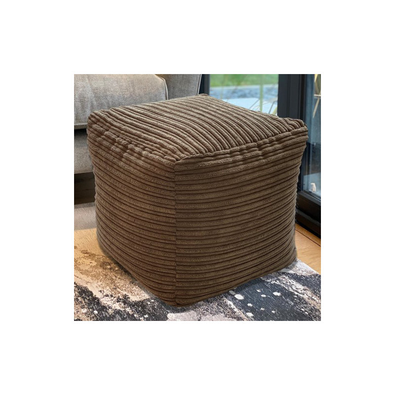 Keanan Accent Stool, Brown