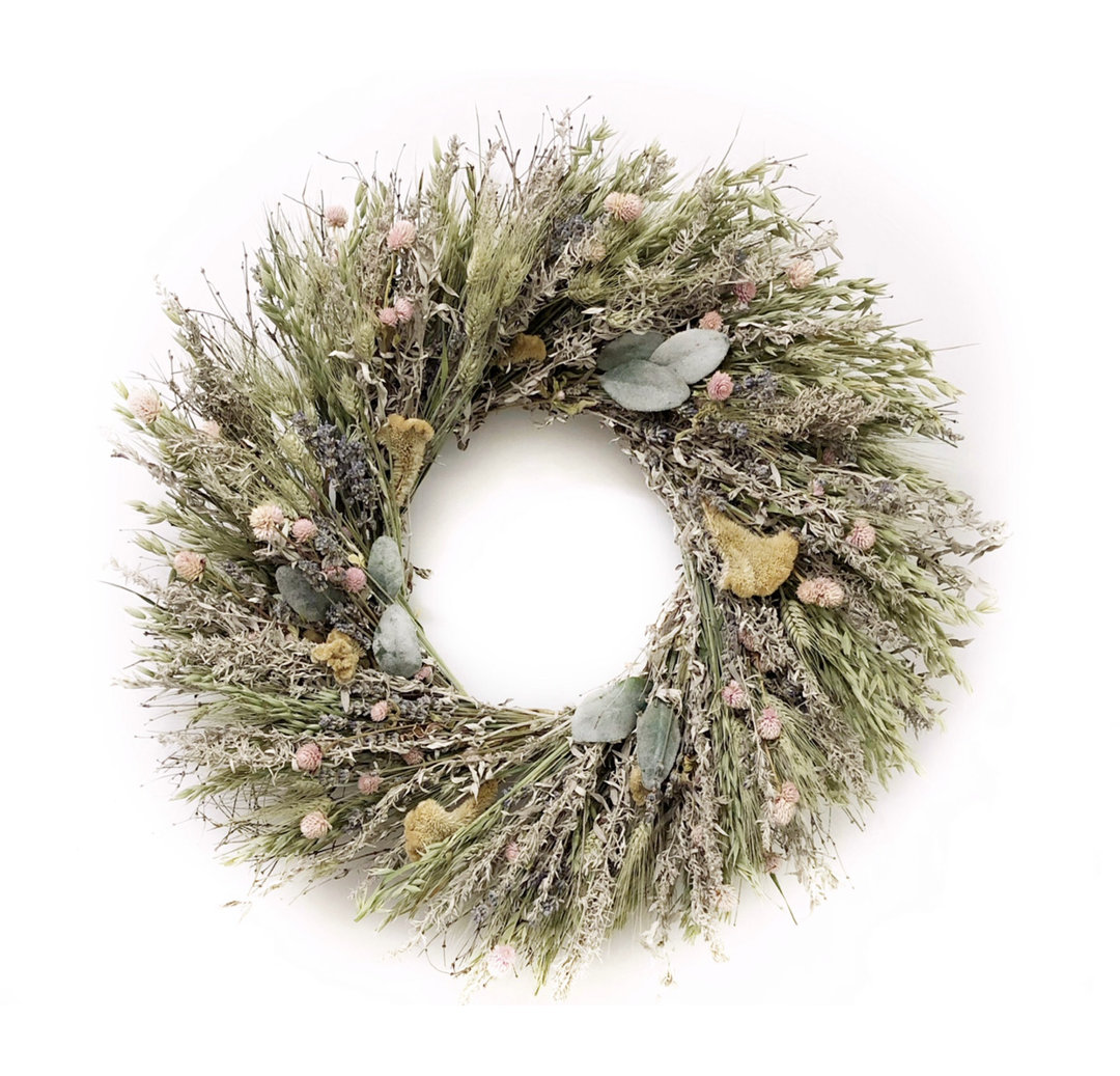 Great Meadows Handcrafted Dried Mixed Assortment Wreath Gracie Oaks 
