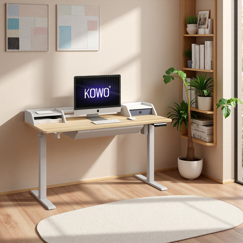 Bureau debout à hauteur réglable électrique Larreon