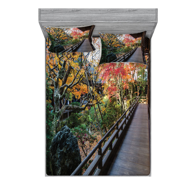 Microfiber Sheet Set, Queen Sheet Set with Fitted Sheet