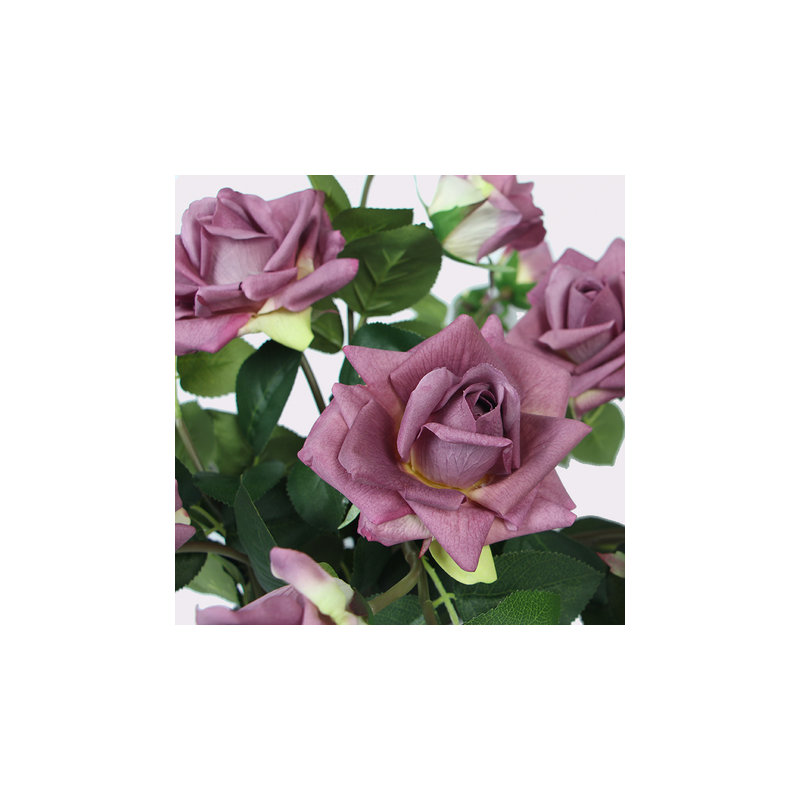 Silk Rose Arrangement, Champagne Yellow, 1 Stem