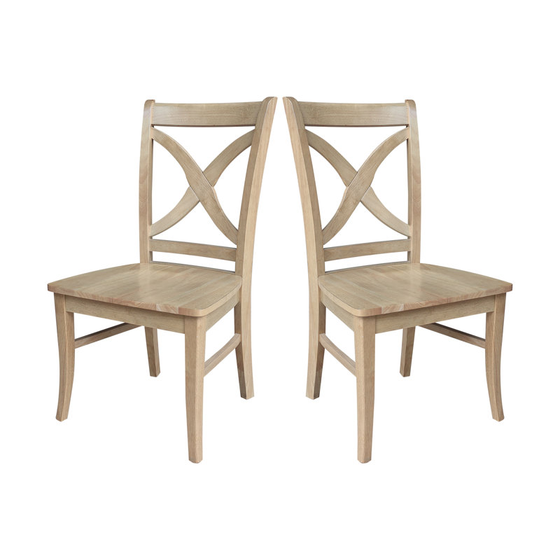 Chaise en bois massif Sardinia, Miel
