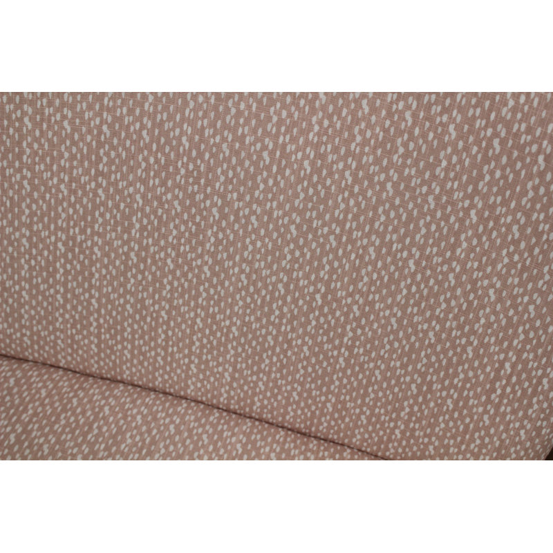 Adamski Upholstered Slipper Chair, Max Pink Blush Microsuede