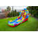 HeroKiddo Block Party 16' Commercial Grade Inflatable Water Slide with Attached Pool and Drainage for Kids and Adults (with Blower), Outdoor Indoor, Birthday Party, Rental Quality, Big Inflatable