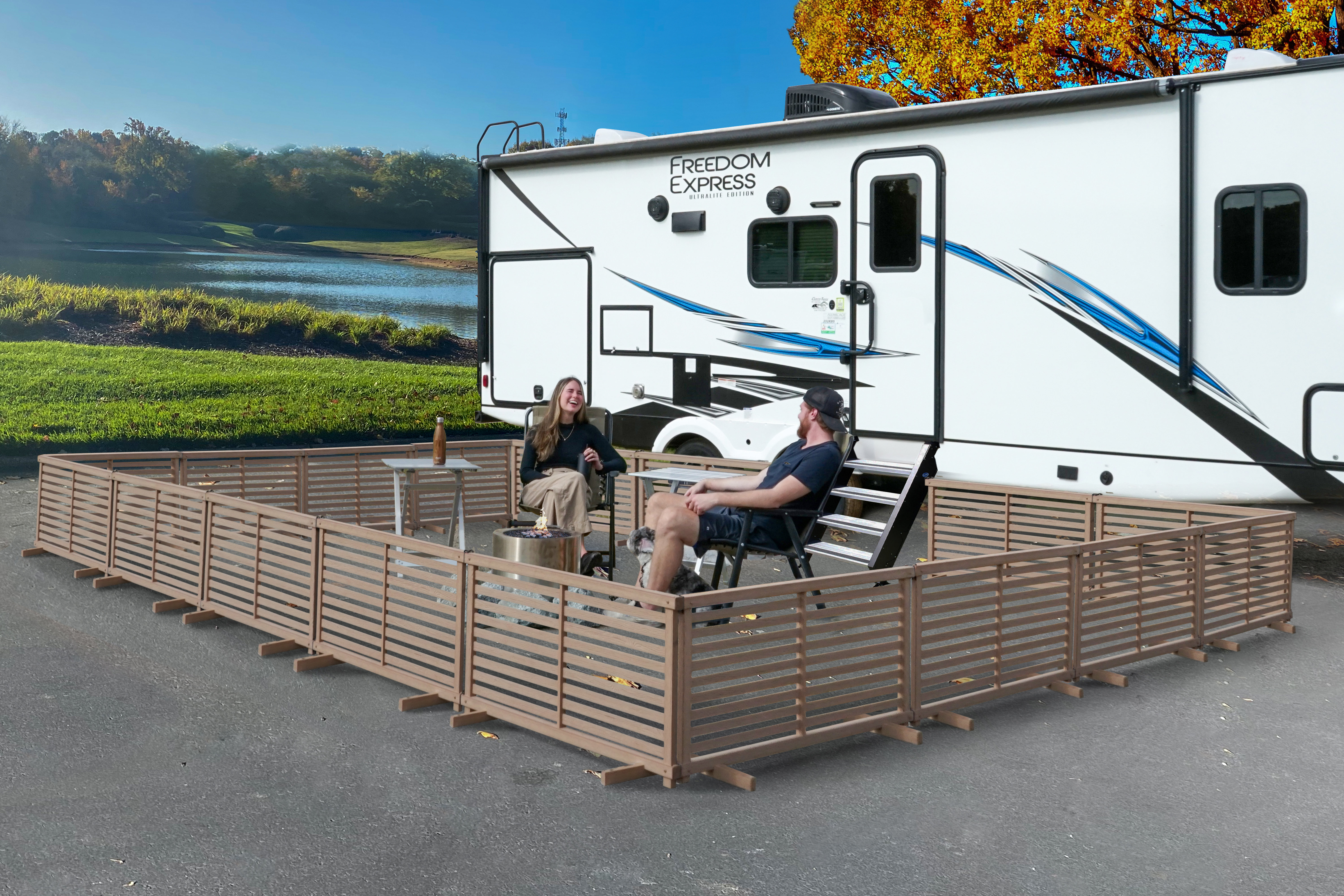 Zippity Outdoor Products 22in H x 44in W (2 Panels) Freestanding