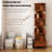 Rotating Bookshelf, 360° Display Round Spinning Bookshelf With Wheels, Space-Saving, Small Space Rotating Bookshelf Tower For Bedroom, Living Room, Home, Office-1711537179-1711537252
