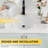 RENIST 15.75" Ceramic Oval Undermount Bathroom Sink with Overflow
