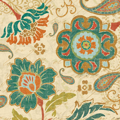 «Fall Paisley III» par Pela, reproduction sur toile tendue