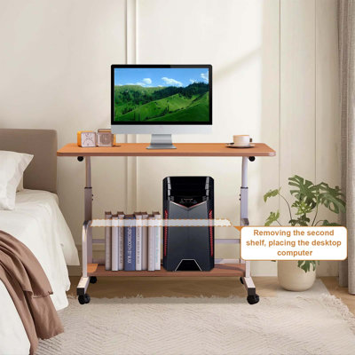 Bureau à domicile à roulettes sur roulettes