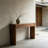 Wabi-Sabi Solid Pine Wood Console Table-1151467086