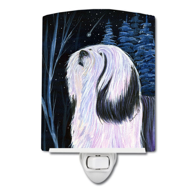 Tibetan Terrier Ceramic Night Light