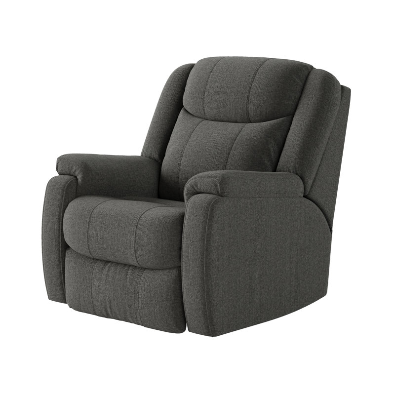 Hercules Dual Power Wall Recliner, Charcoal Velvet
