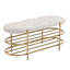 Banc de rangement en velours Rosheda-983446017