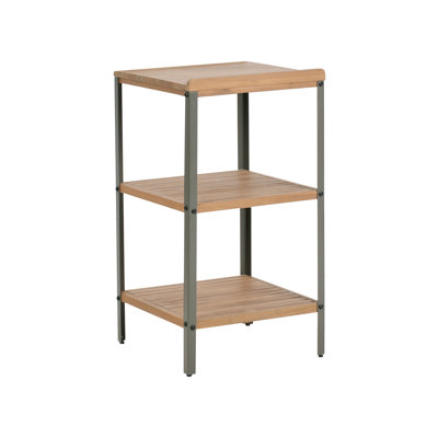 Outdoor Kitchen Island IVREA Certified Acacia Wood Brown