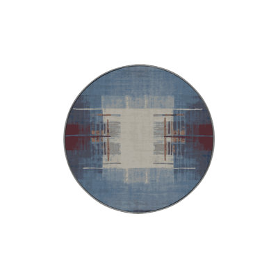 Machine Washable Gray Area Rug