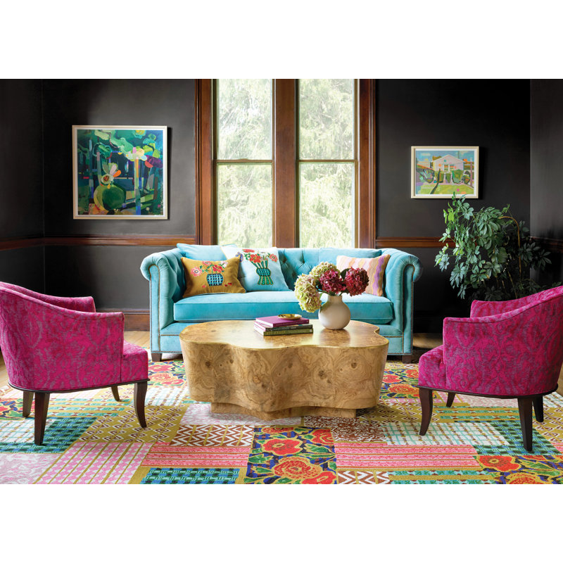 Elm Patchwork Multi Hand Micro Hooked Wool Rug, Rectangle 8'6" x 11'6"