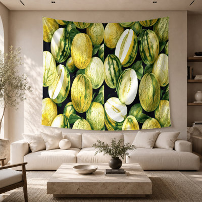 Tapisserie murale «Fruit Galia Melon»