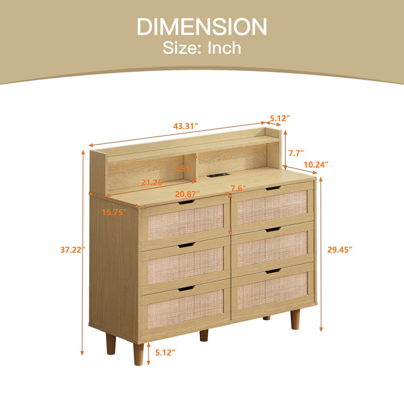 Buffet 43,31 po Alette, Naturel