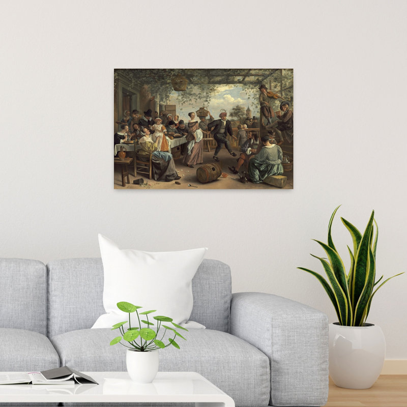 «The Dancing Couple», impression murale contemporaine classique, H 24 po x l 36 po