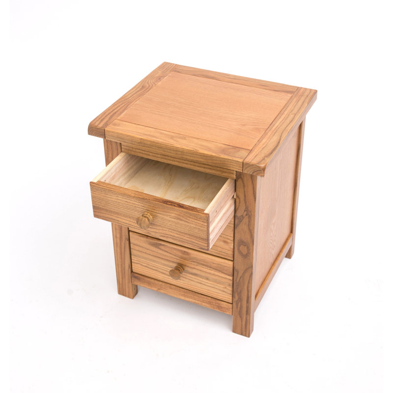 Roca 45cm W Solid + Manufactured Wood Bedside Table