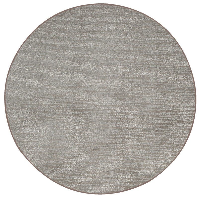 Tapis décoratif brun Furnish My Place, Rond 10 pi