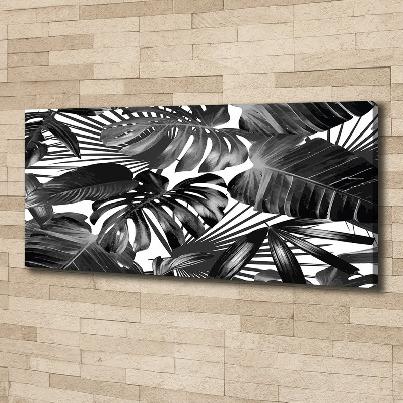Tropical Leaves - Wrapped Canvas Print