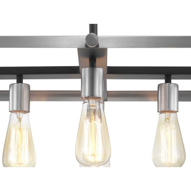 Jimena 4 - Light Dimmable Square / Rectangle Chandelier