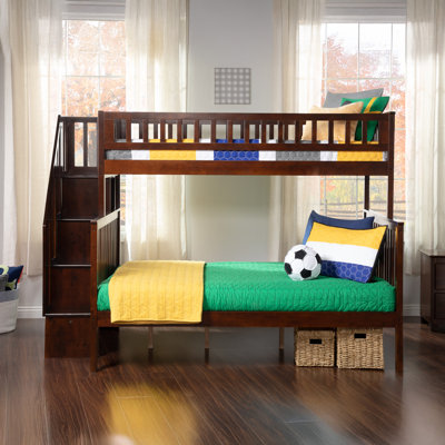 Ilariana Heavy Duty Kids Staircase Bunk Bed