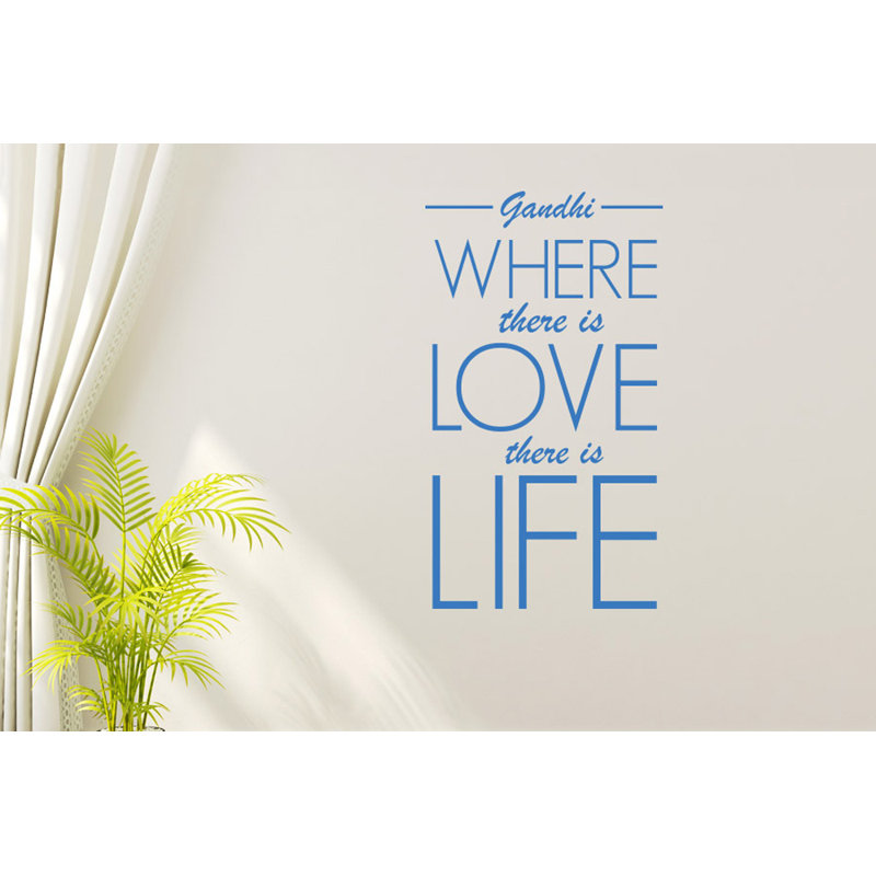 Wall Decal, Blue, Large