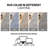 Distressed Bohemian Stripes Washable Non Slip Area Rug-1349699756