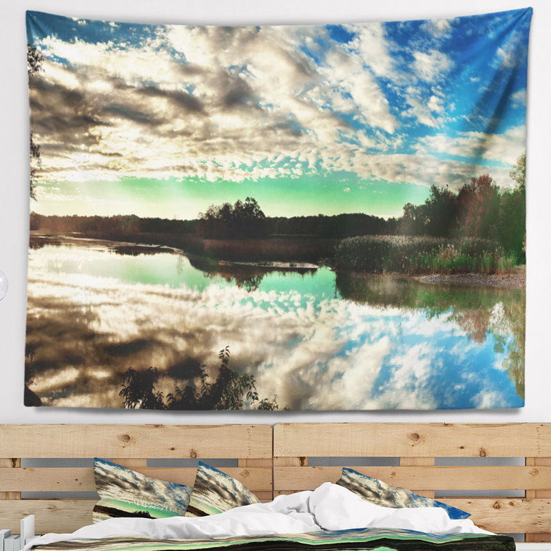 «Calm Seas X no Words» par Janelle Penner - reproduction d'art sur toile tendue, H 50 po x l 60 po