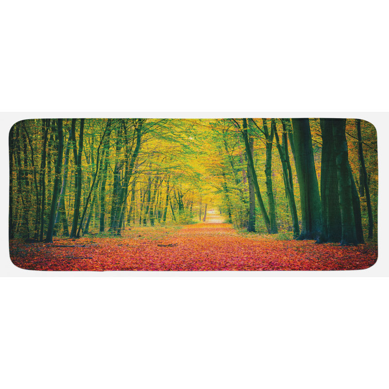 Tapis de cuisine forest