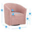 Fauteuil demi-tonneau pivotant