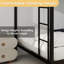 Multi - Functional Square Tube Iron Bunk Bed, Full - Size Upper & Full - Size Lower Bed, Robust Metal Frame Resists Wear-Full Size