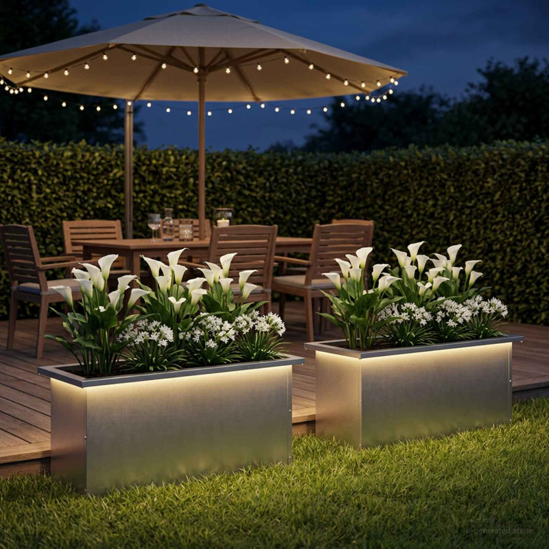 Planter Box, 30cm H x 30cm W x 80cm D, 2