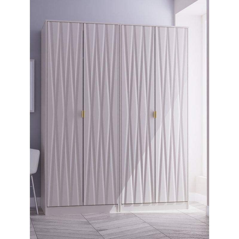 Baturhan Manufactured Wood Wardrobe, Kashmir Matt